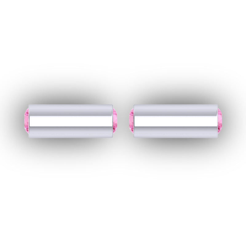Pink Tourmaline Cufflinks