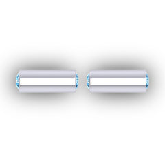 Swiss Blue Topaz Cufflinks