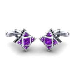 Amethyst Cufflinks