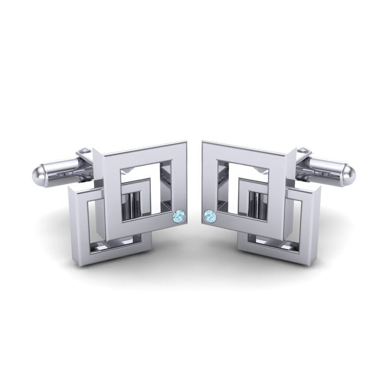 Aquamarine Cufflinks