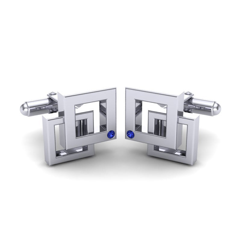 Blue Sapphire Cufflinks