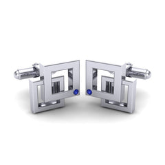 Blue Sapphire Cufflinks