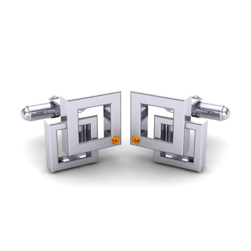Citrine Cufflinks