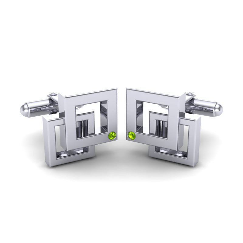 Peridot Cufflinks