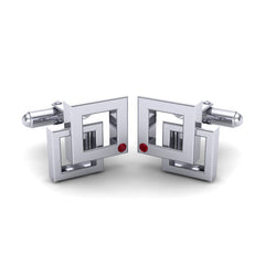Ruby Cufflinks