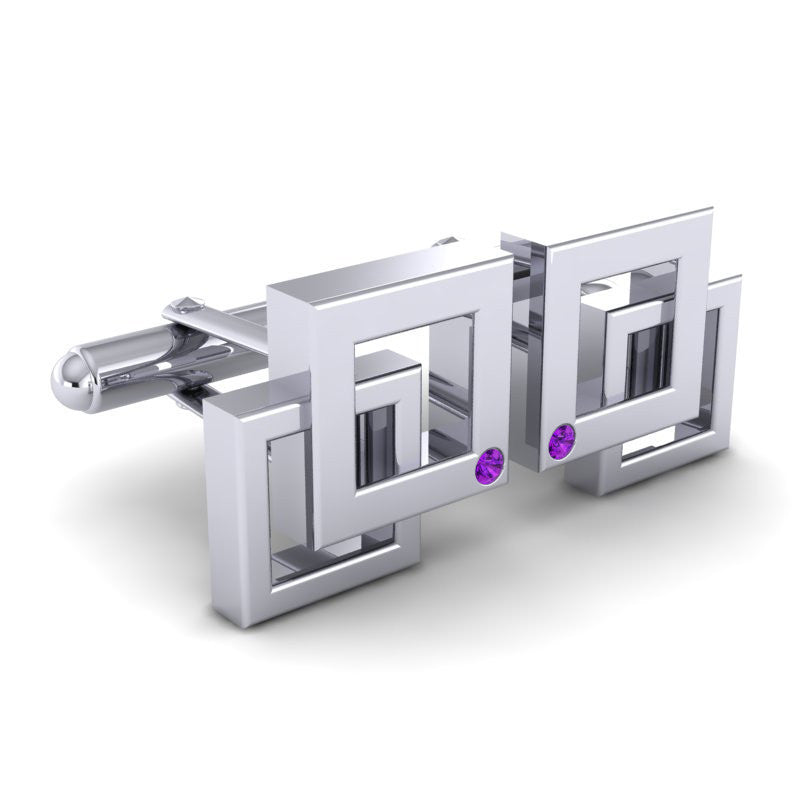 Amethyst Cufflinks