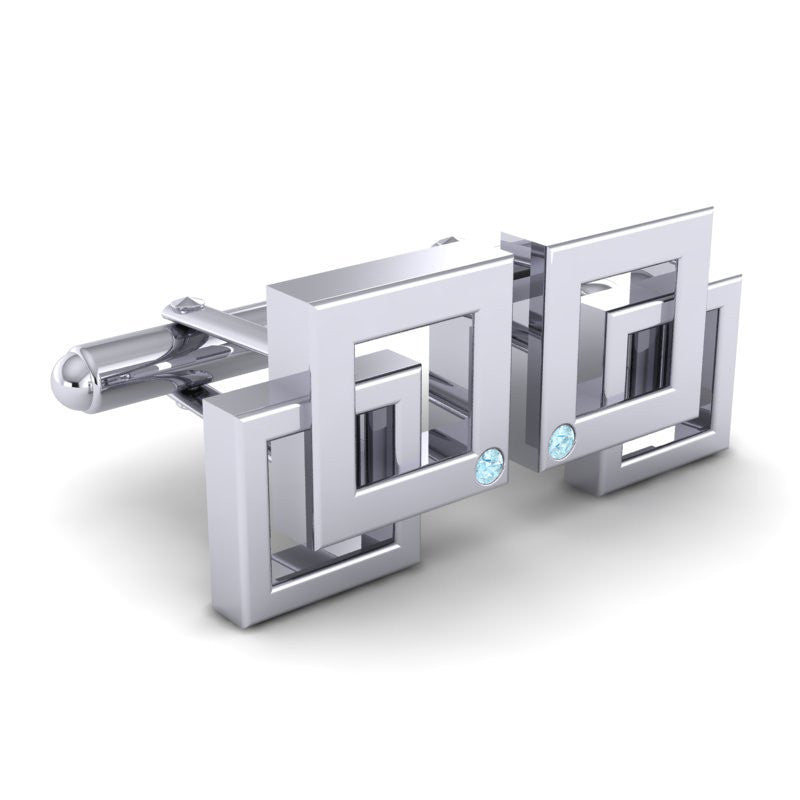 Aquamarine Cufflinks