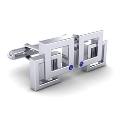 Blue Sapphire Cufflinks