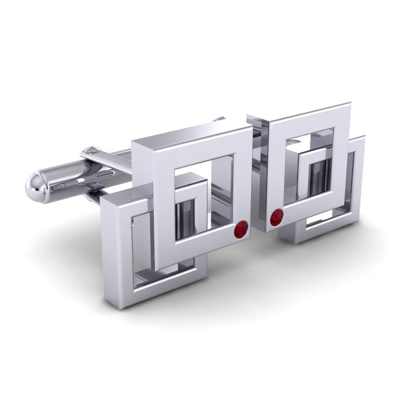 Ruby Cufflinks