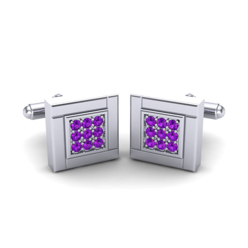 Amethyst Cufflinks