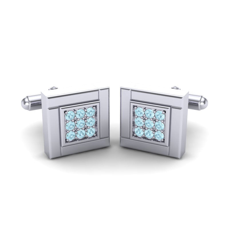 Aquamarine Cufflinks