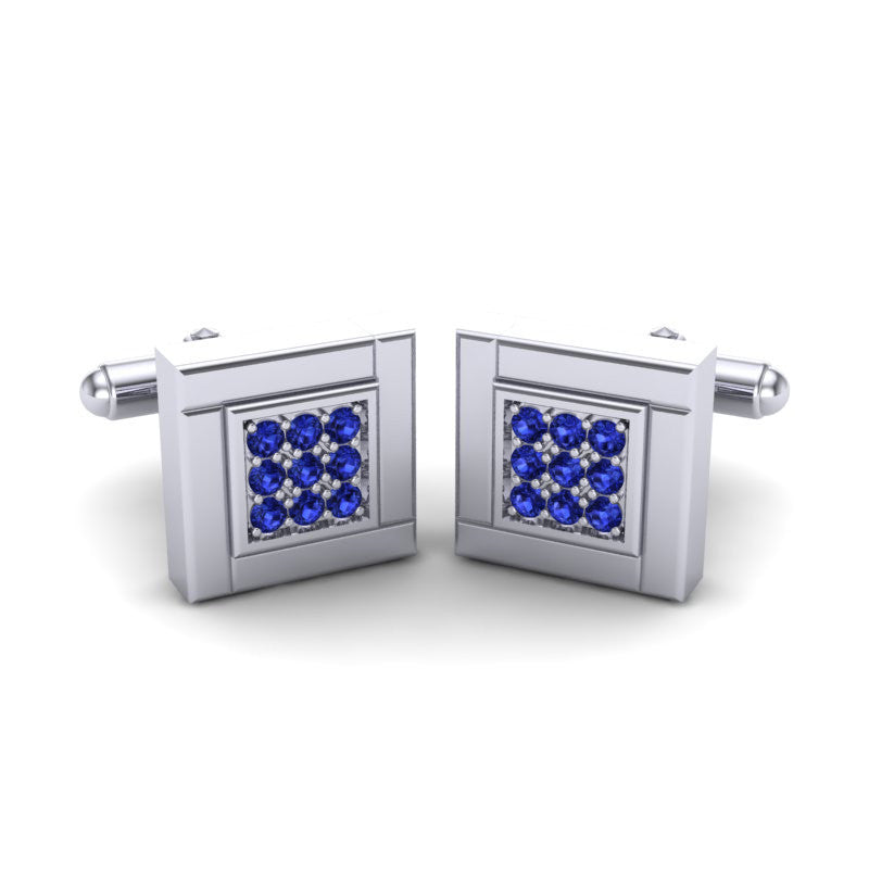 Blue Sapphire Cufflinks