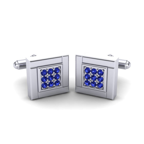Blue Sapphire Cufflinks