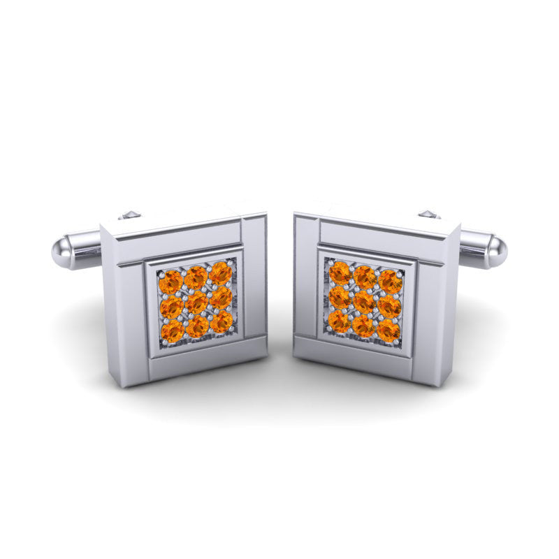 Citrine Cufflinks