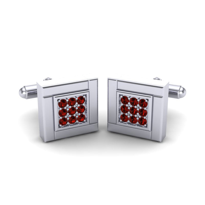 Garnet Cufflinks