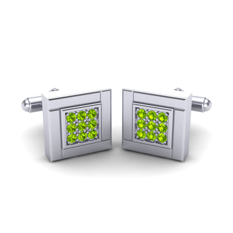 Peridot Cufflinks