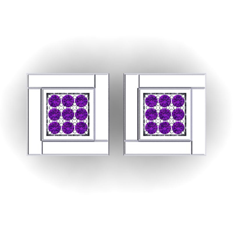 Amethyst Cufflinks