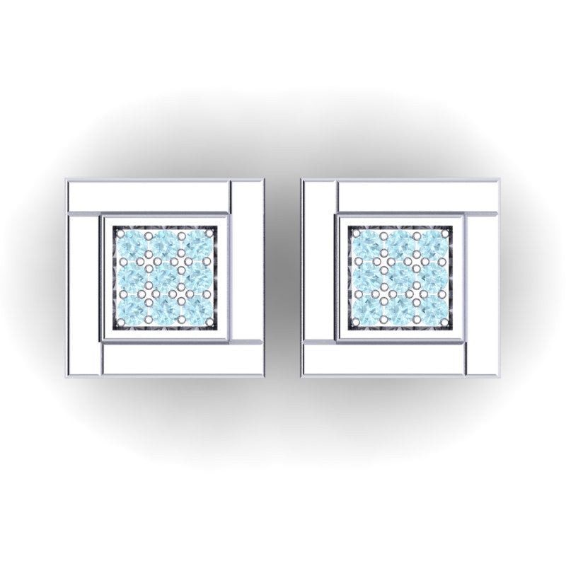 Aquamarine Cufflinks