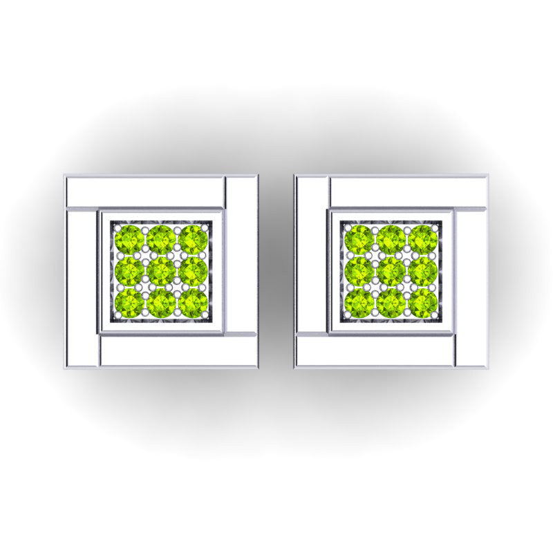 Peridot Cufflinks