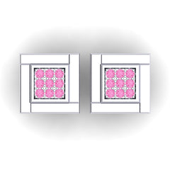 Pink Tourmaline Cufflinks