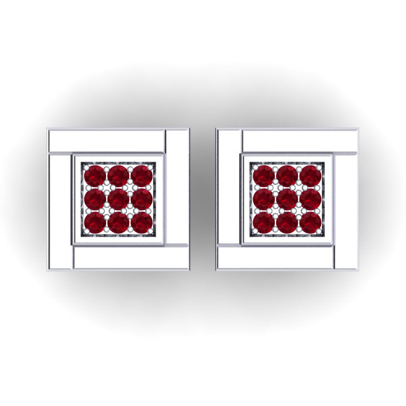 Ruby Cufflinks