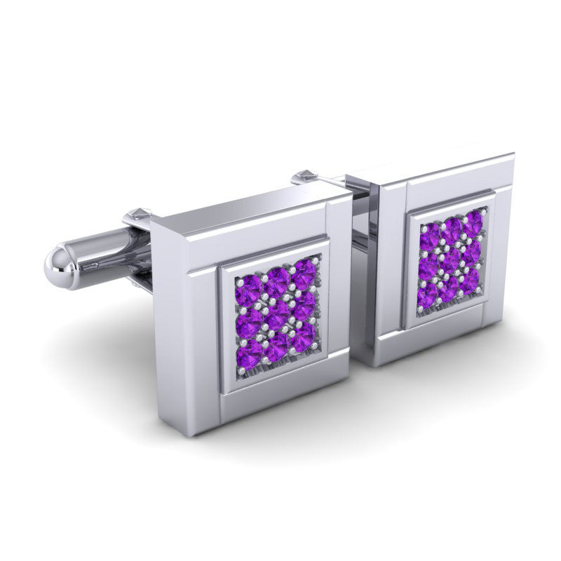 Amethyst Cufflinks