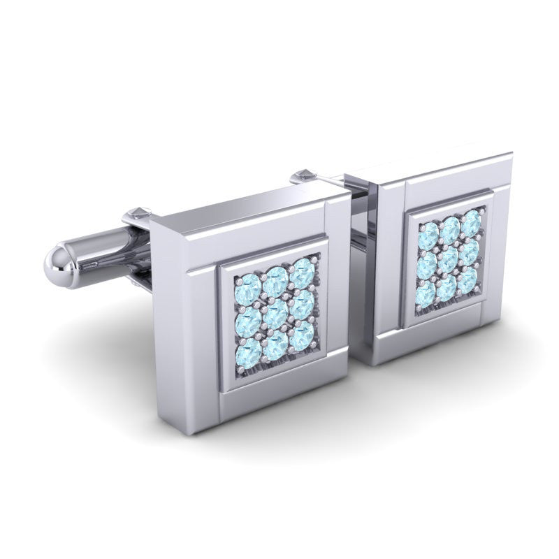 Aquamarine Cufflinks
