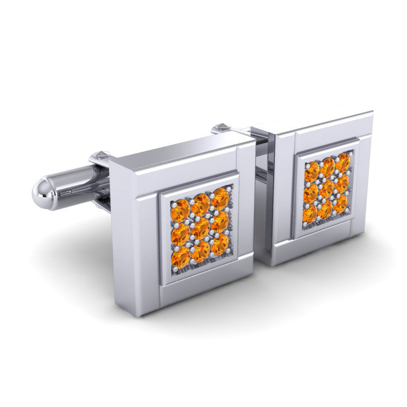 Citrine Cufflinks