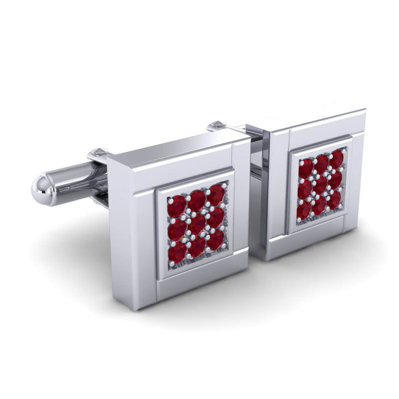 Ruby Cufflinks