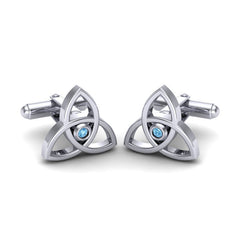 Swiss Blue Topaz Cufflinks