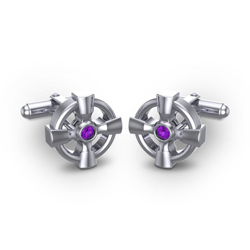 Amethyst Cufflinks