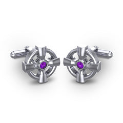Amethyst Cufflinks
