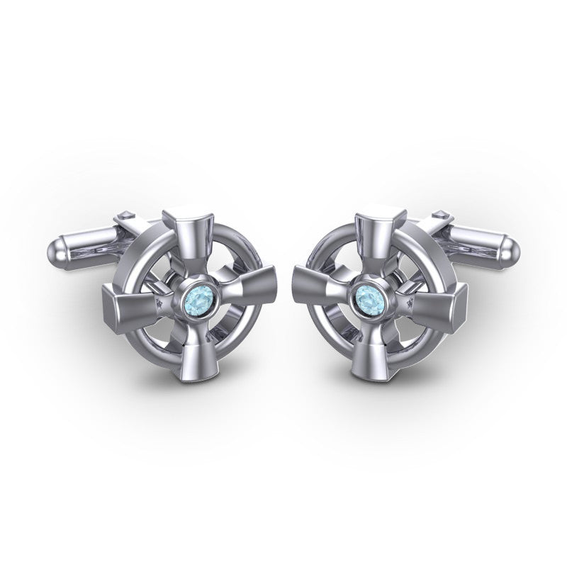 Aquamarine Cufflinks