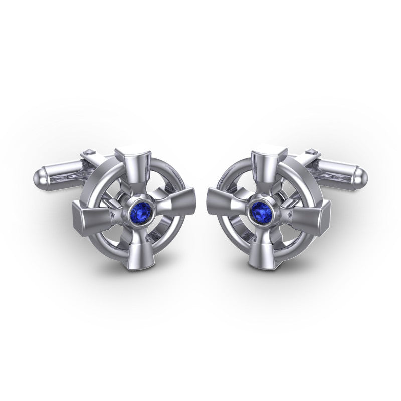 Blue Sapphire Cufflinks