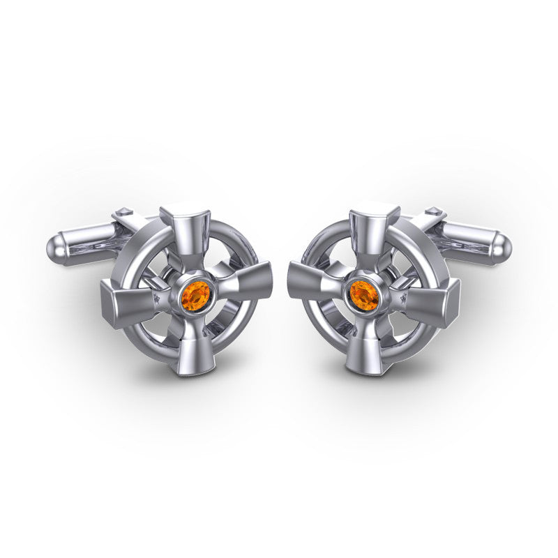 Citrine Cufflinks