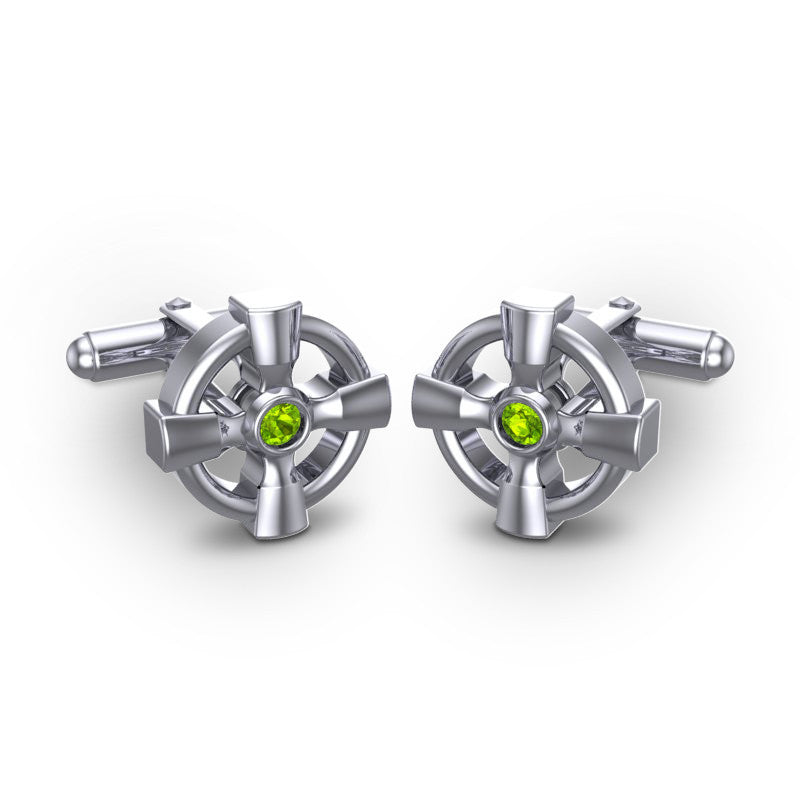 Peridot Cufflinks