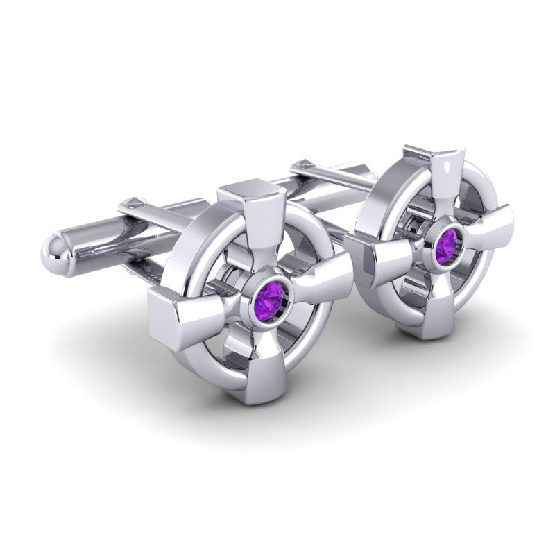 Amethyst Cufflinks