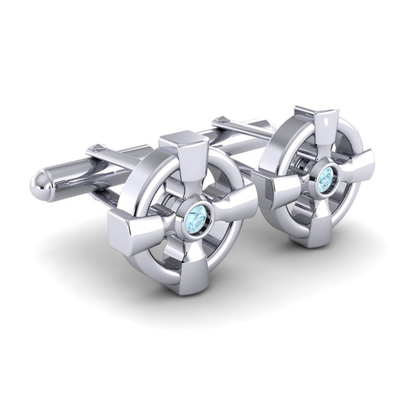 Aquamarine Cufflinks
