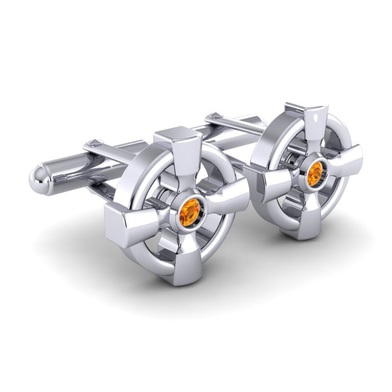 Citrine Cufflinks