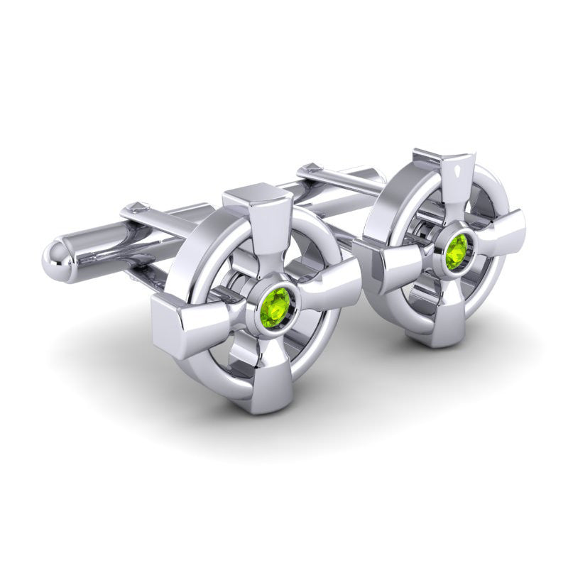 Peridot Cufflinks
