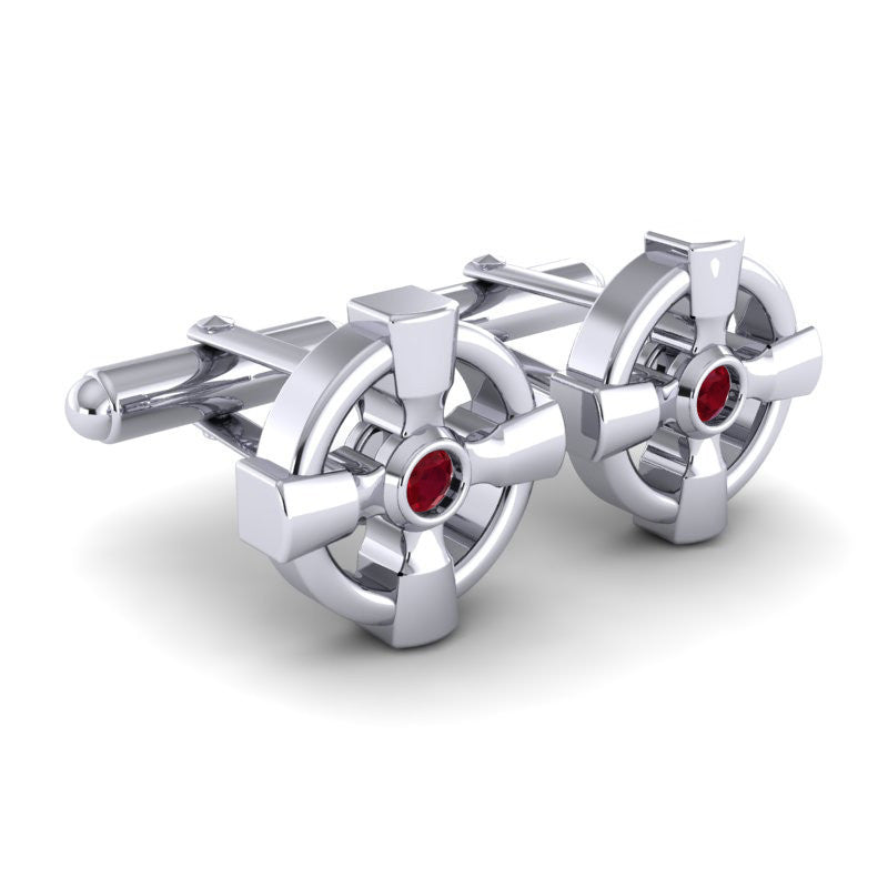 Ruby Cufflinks