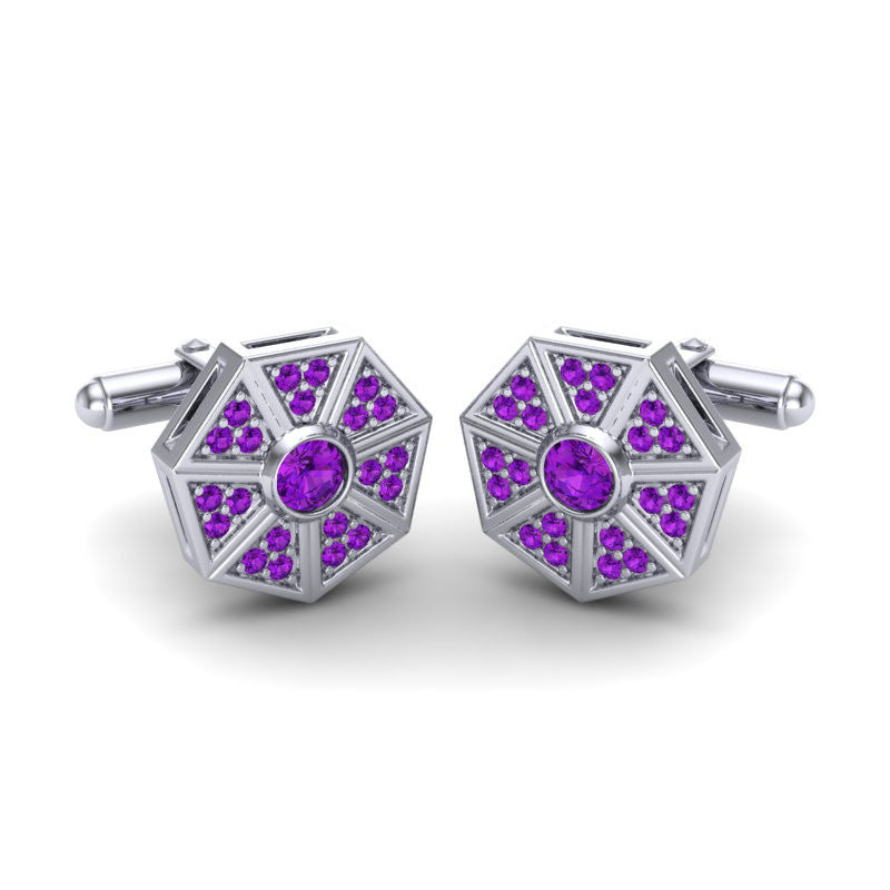 Amethyst Cufflinks
