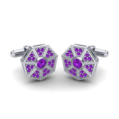 Amethyst Cufflinks