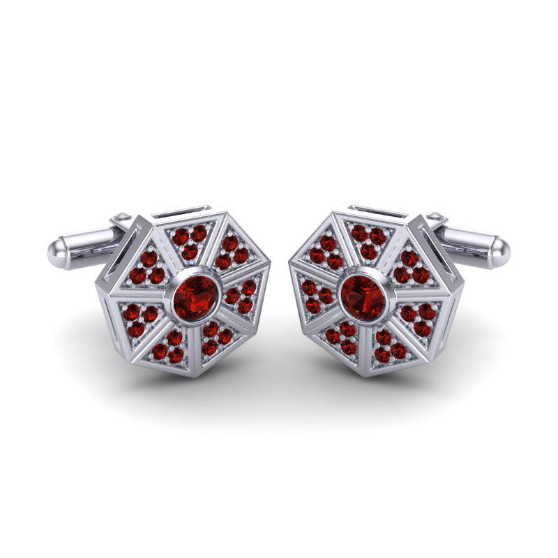 Garnet Cufflinks