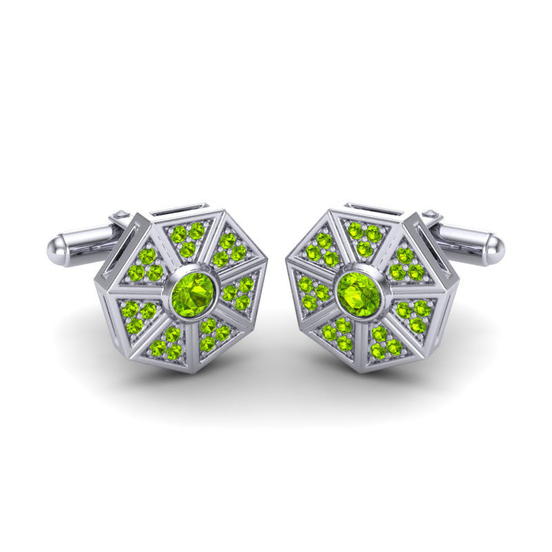 Peridot Cufflinks