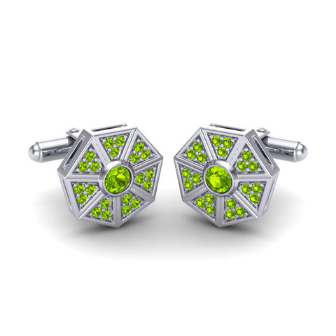 Peridot Cufflinks