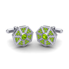 Peridot Cufflinks