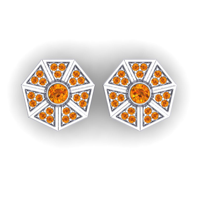 Citrine Cufflinks