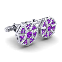 Amethyst Cufflinks