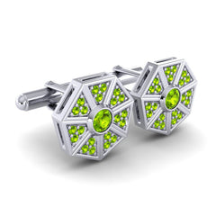 Peridot Cufflinks